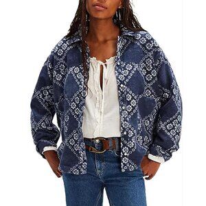 Free People Pearl Button Up Top Womens S Country Cottagecore Chore Barn